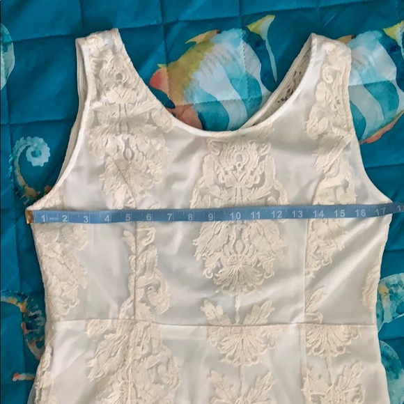 🌾Chelsea & Violet cream colored lace dress🌾 - Picture 7 of 11